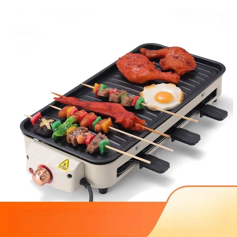Home Cooking Electric - Electric Grill Smokeless BBQ Double Layer