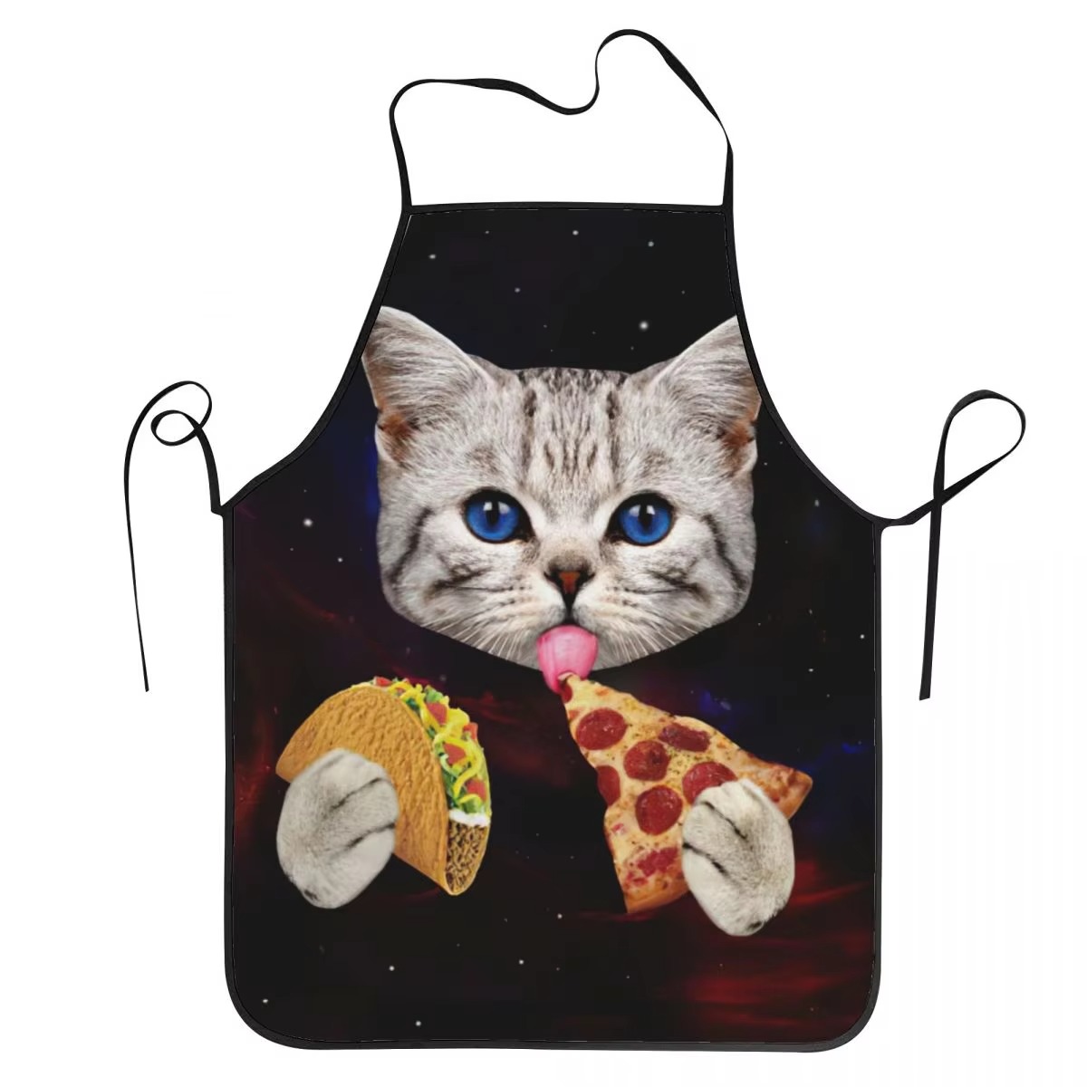 1PC Unisex Space Pizza Cat Apr - Home Cooking Chef ulasan dan harga