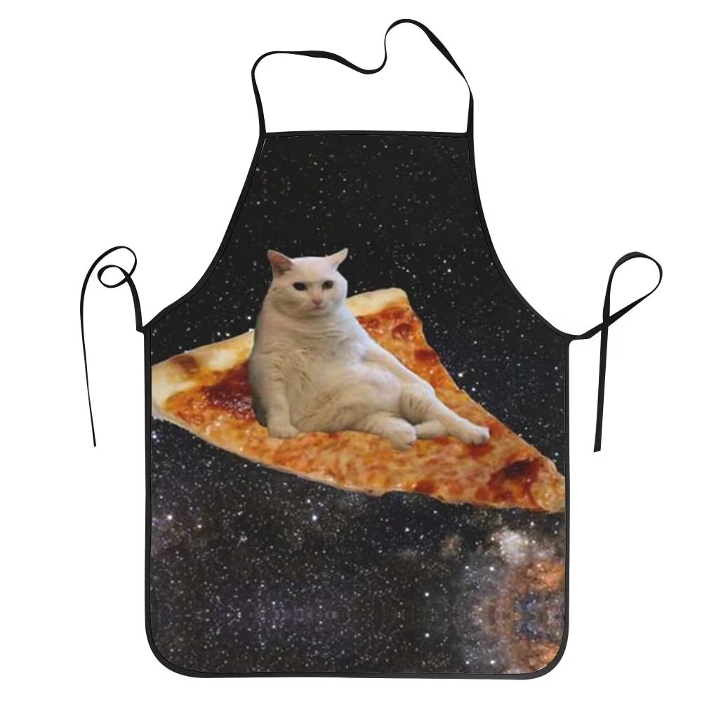1PC Unisex Space Pizza Cat Apr - Home Cooking Chef ulasan dan harga