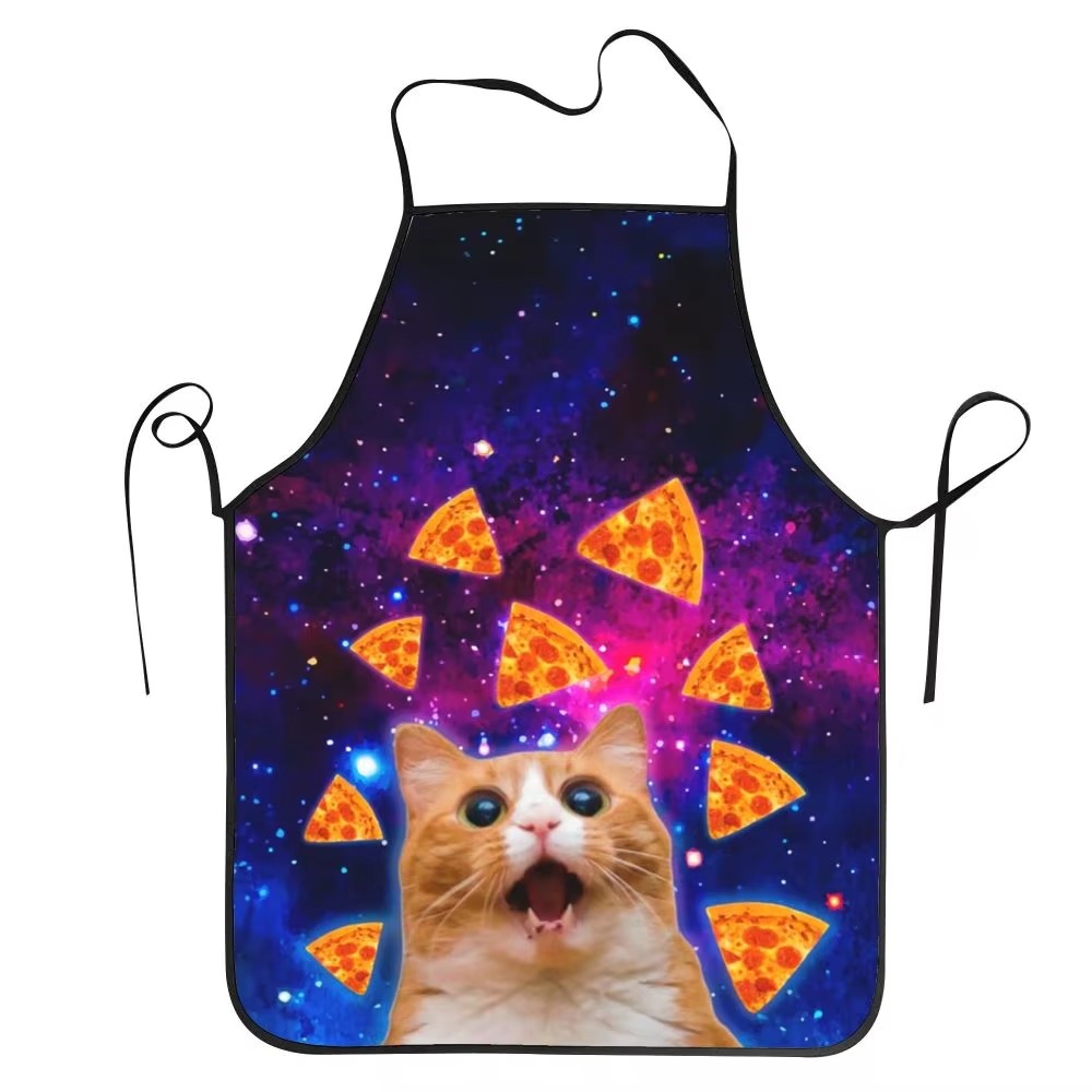 1PC Unisex Space Pizza Cat Apr - Home Cooking Chef ulasan dan harga