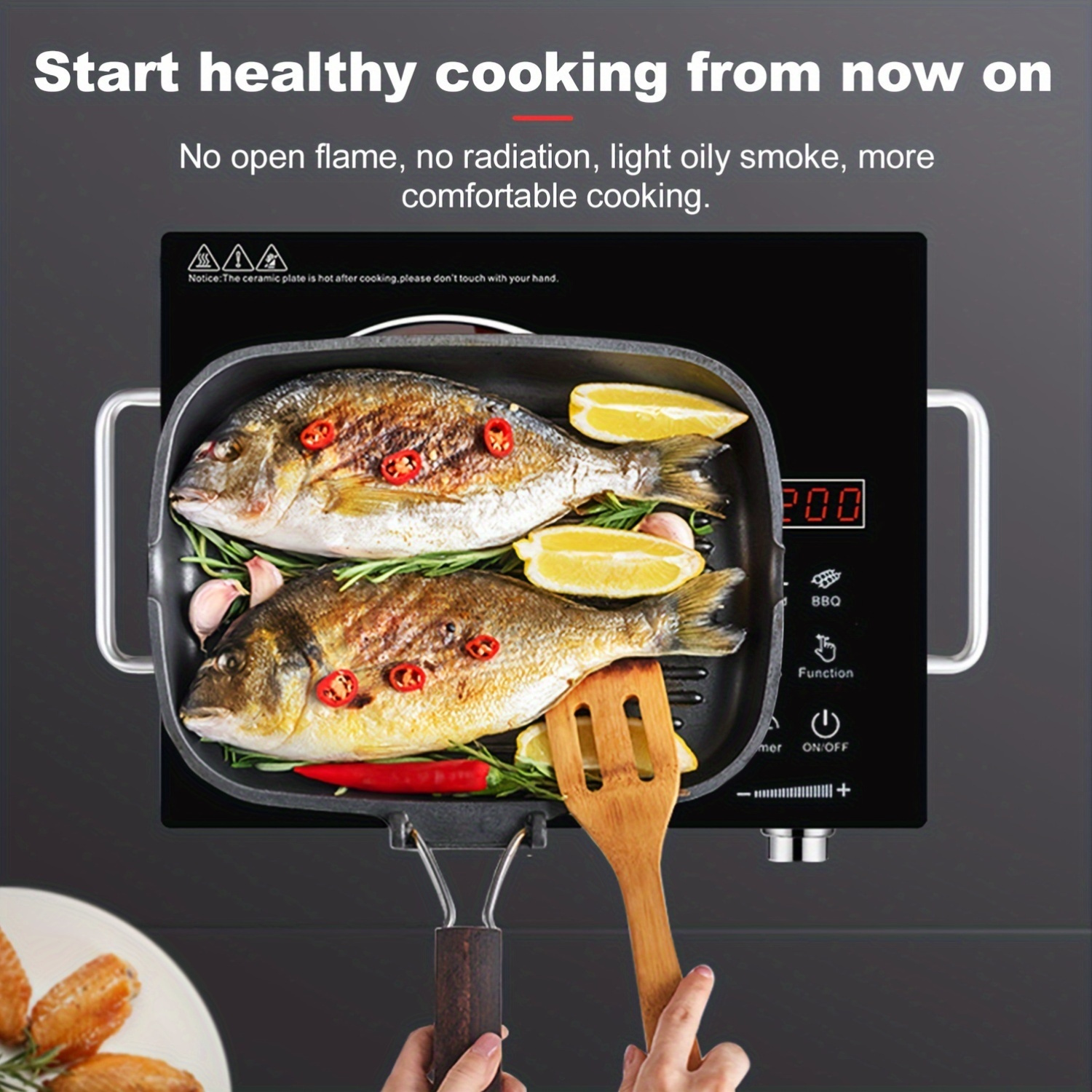 Electric Ceramic Stove, 2200W  - Home Cooking Electric ulasan dan harga