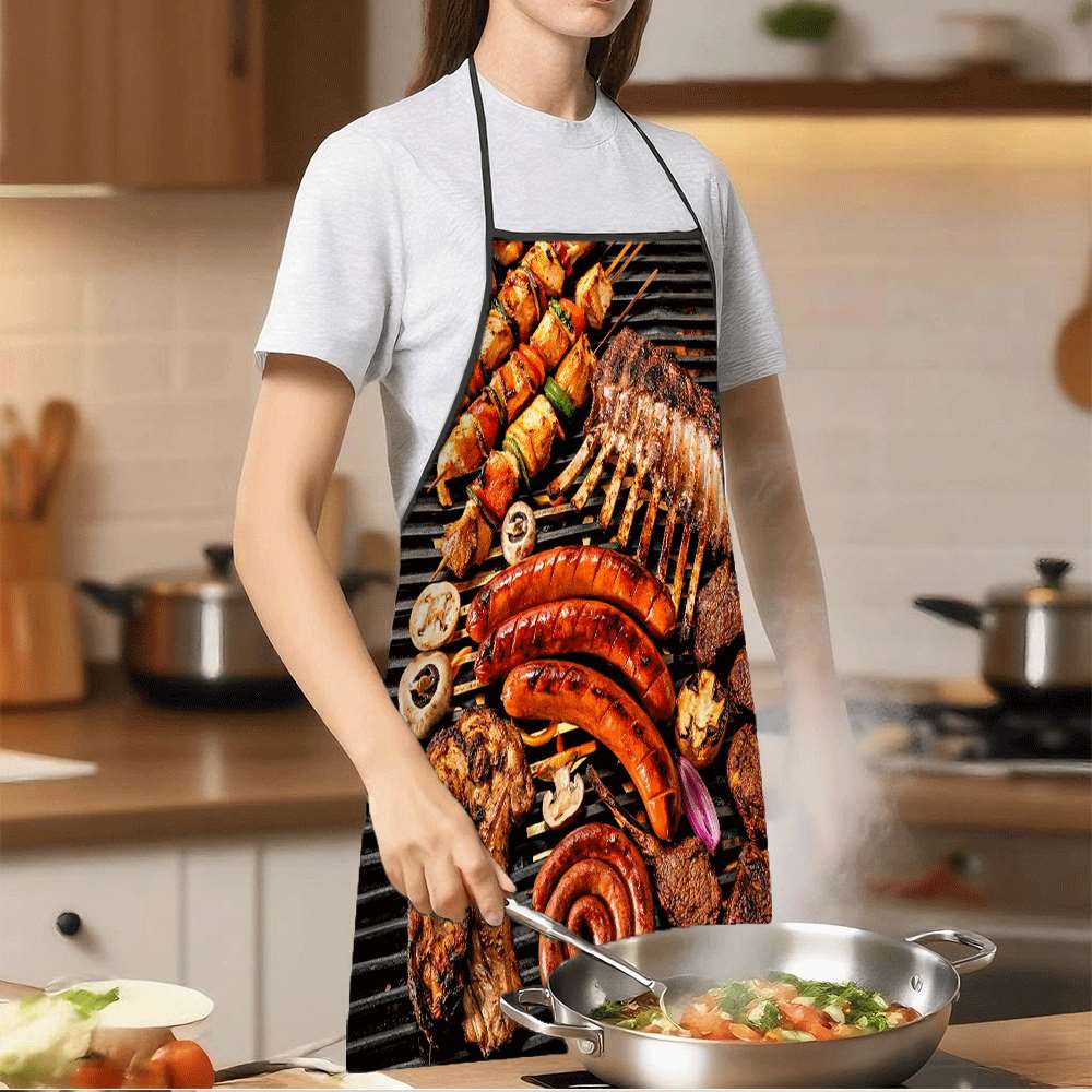 1 Piece of Fun Barbecue-Themed - Home Cooking Chef ulasan dan harga