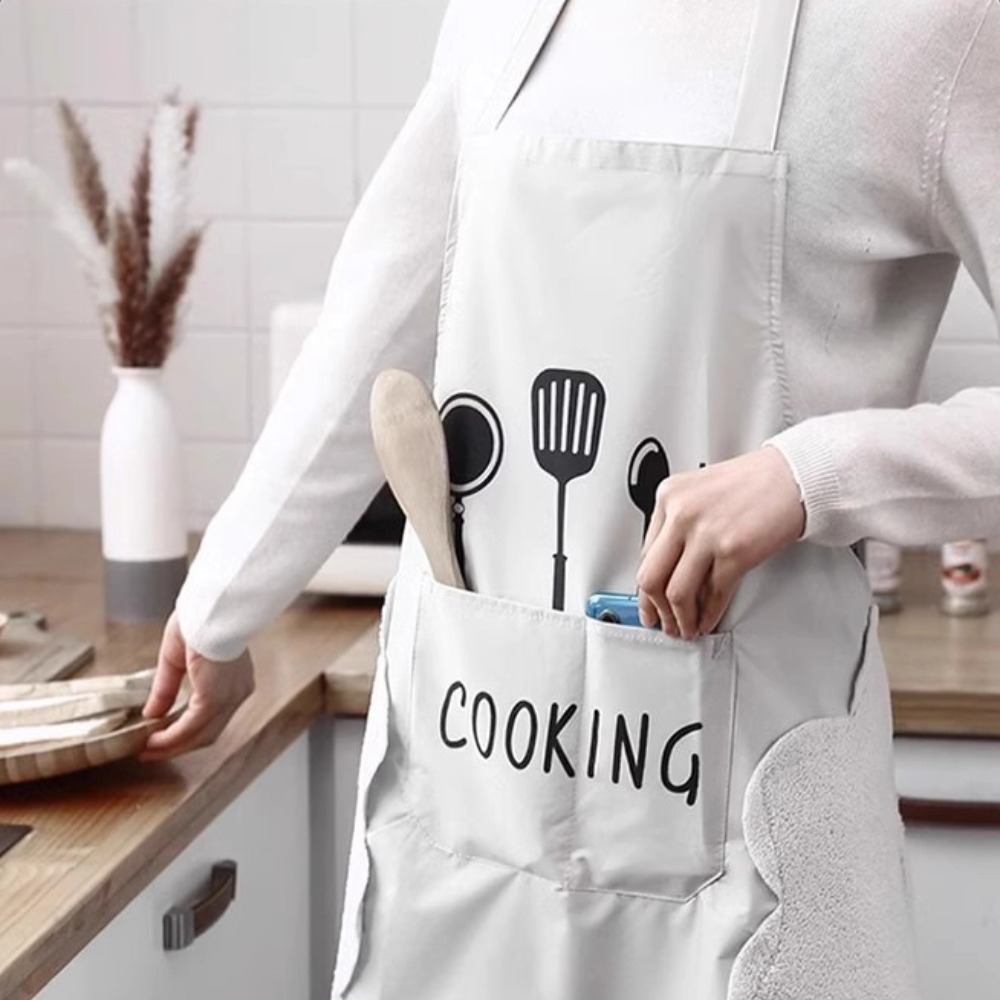 Waterproof Oil Resistant Kitch - Home Cooking Chef ulasan dan harga