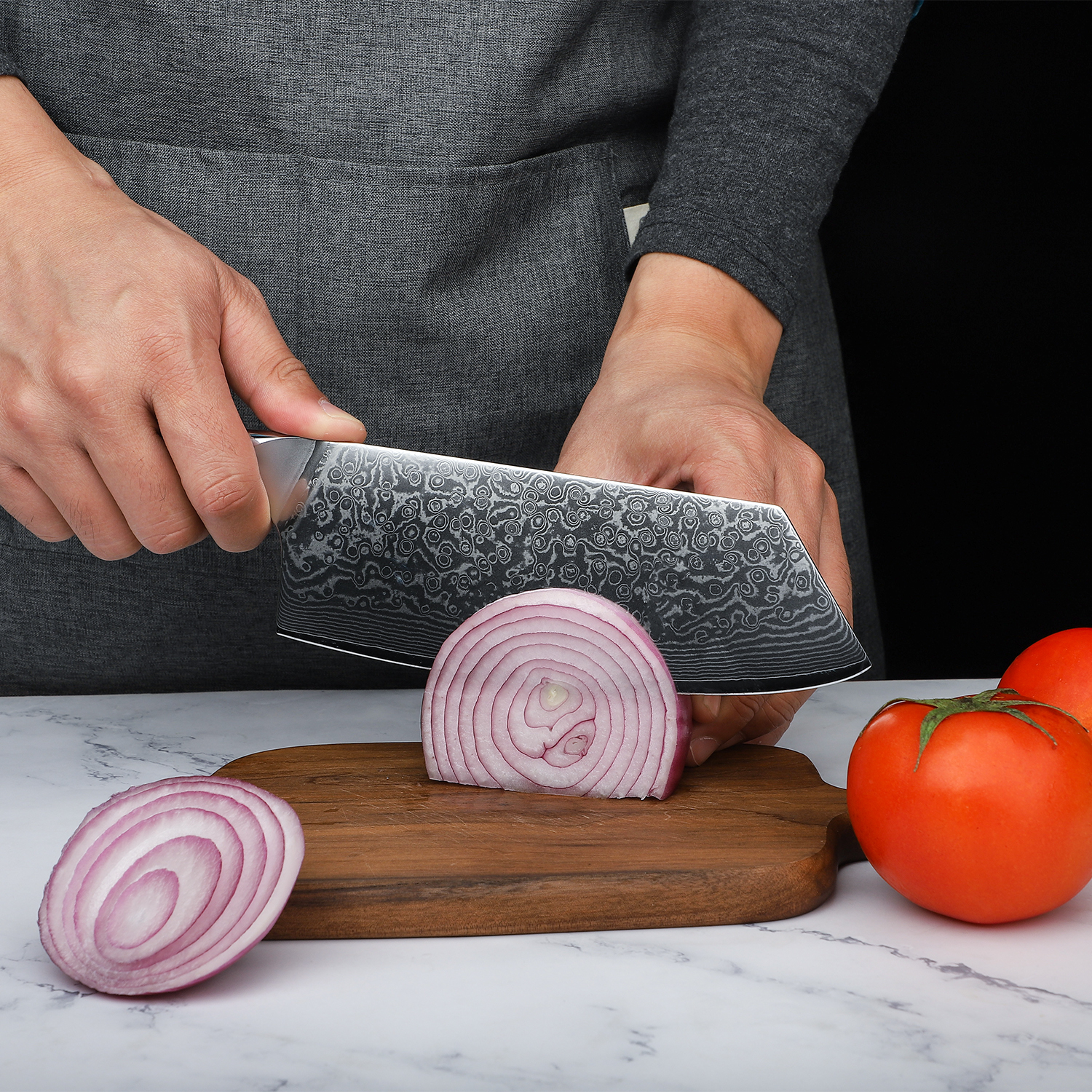 SANMUZUO 7.5 inch Nakiri Knife - Home Cooking Chef ulasan dan harga
