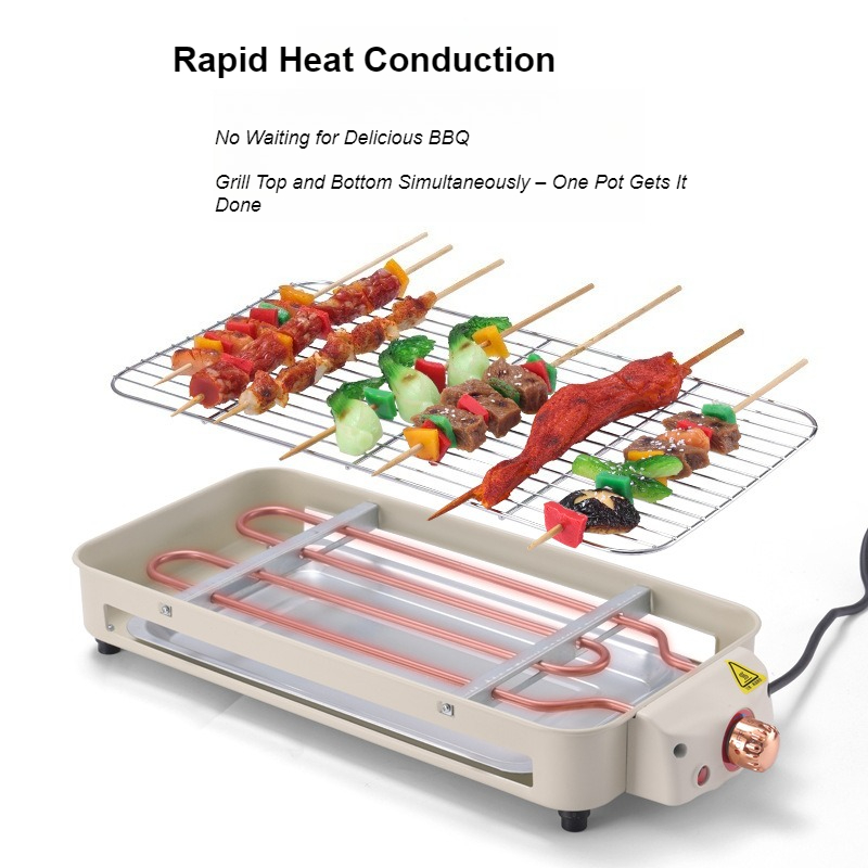 Electric Grill Smokeless BBQ D - Home Cooking Electric ulasan dan harga