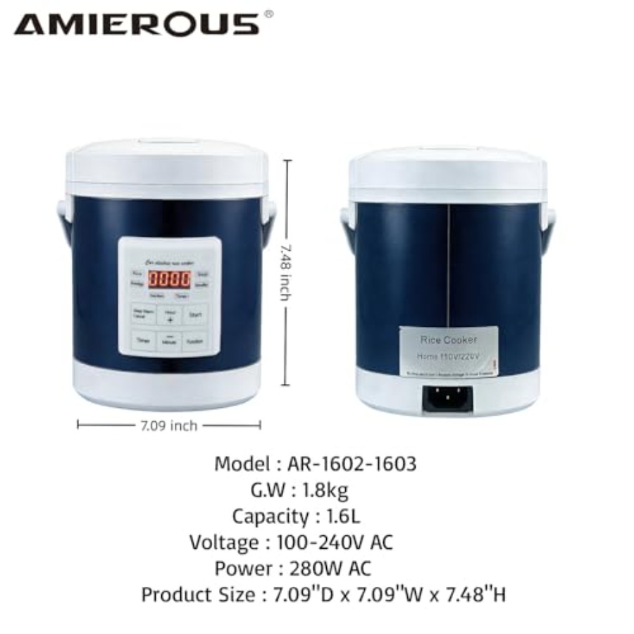 1.6L Rice Cooker 110V Multifun - Home Cooking Fast Foods ulasan dan harga