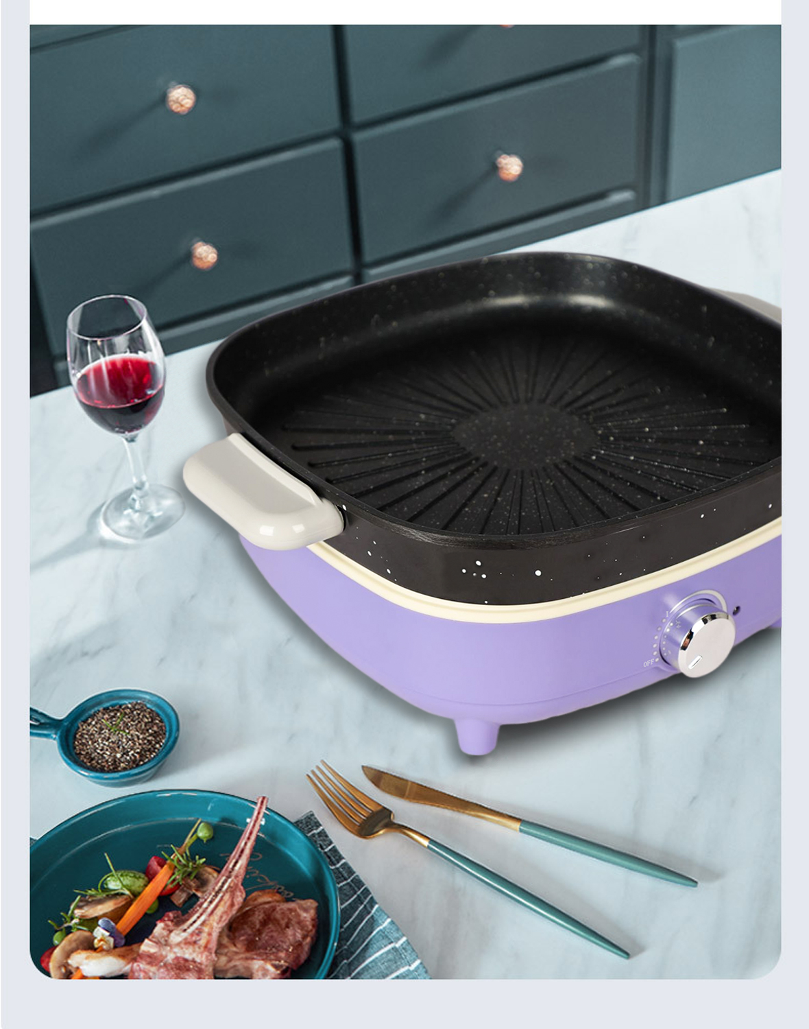 Mitcmolard Modern Multifunctio - Home Cooking Electric ulasan dan harga
