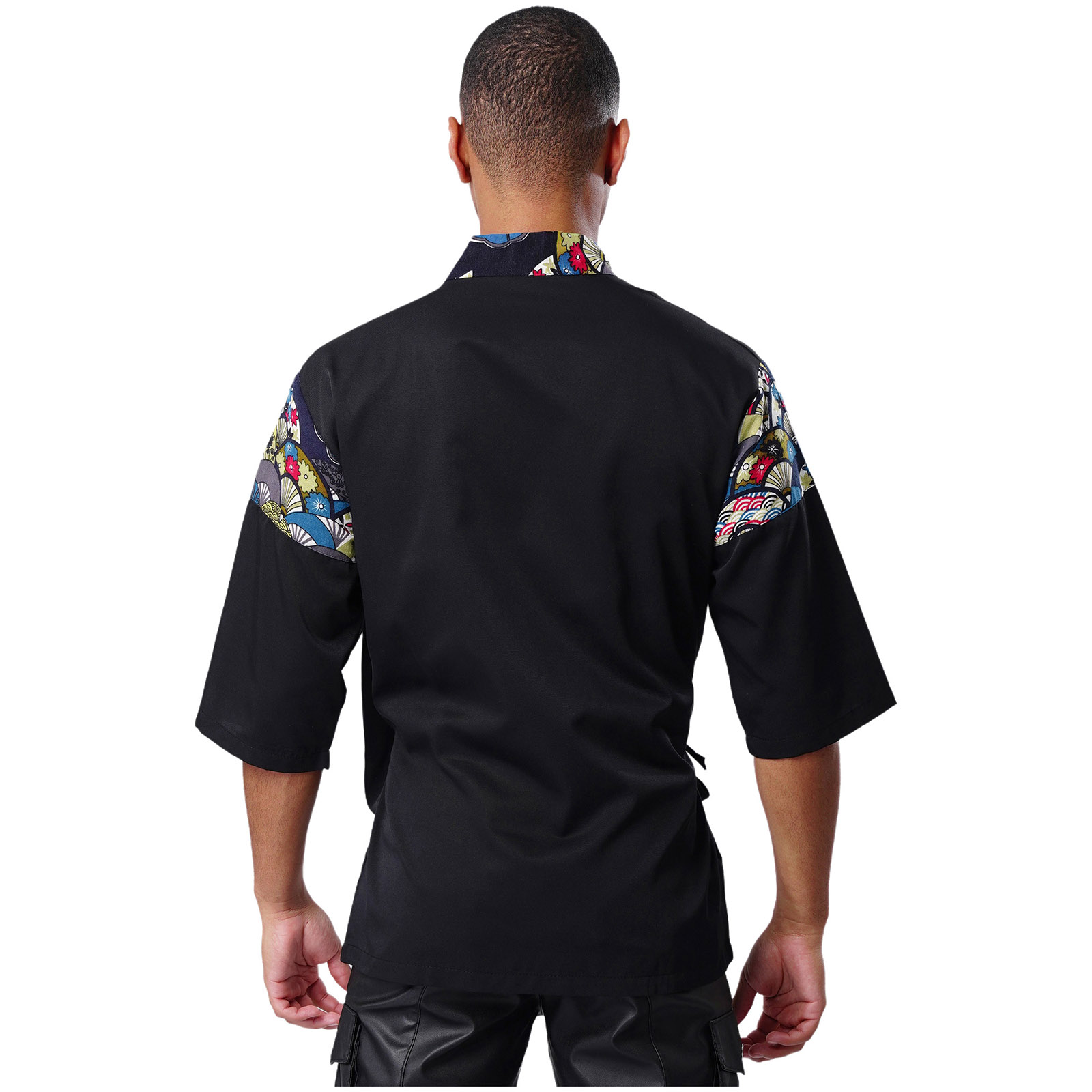 Men's Japanese Sushi Chef Coat - Home Cooking Chef ulasan dan harga