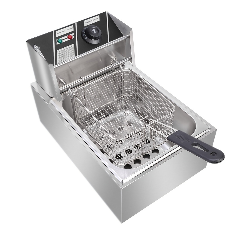 1.59gal Electric Deep Fryer, w - Home Cooking Electric ulasan dan harga