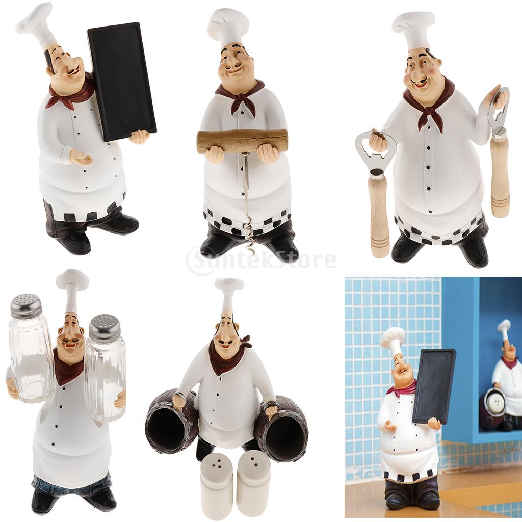 Country Retro Chef Statue Figu - Home Cooking Chef ulasan dan harga