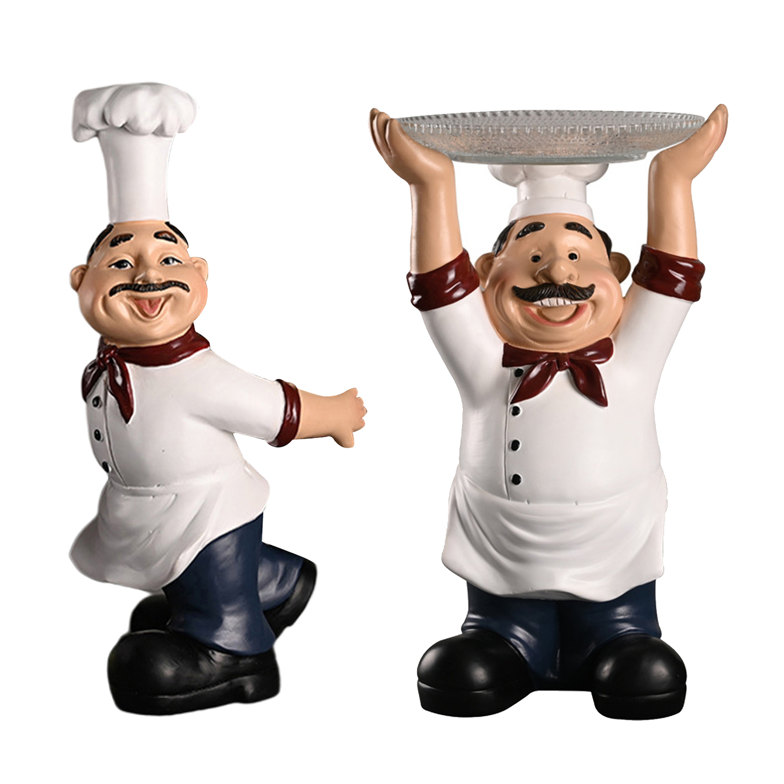 Country Retro Chef Statue Figu - Home Cooking Chef ulasan dan harga