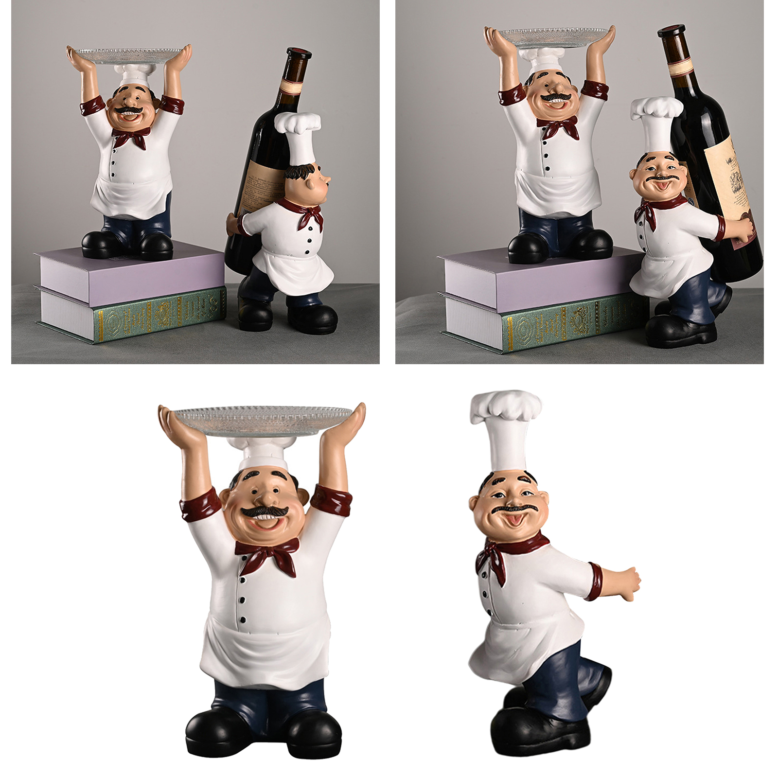 Country Retro Chef Statue Figu - Home Cooking Chef ulasan dan harga