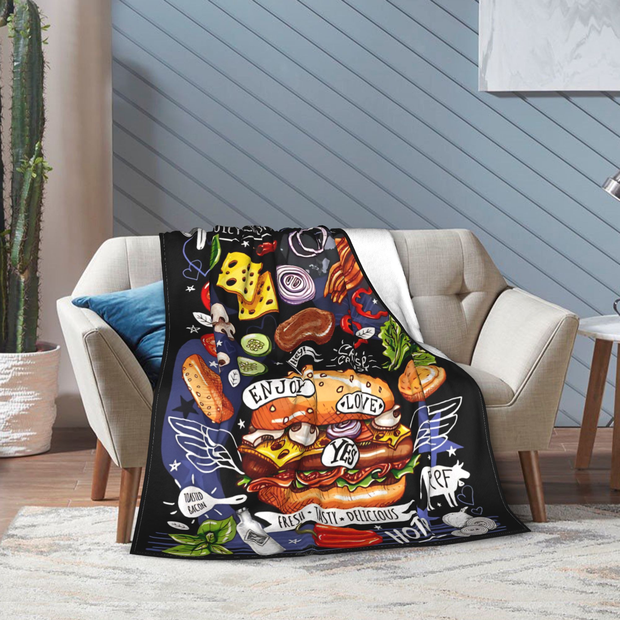 Poster Fast Food Cooking Hambu - Home Cooking Fast Foods ulasan dan harga